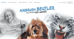 Desktop Screenshot of airbrush-beutler.ch