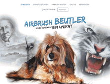 Tablet Screenshot of airbrush-beutler.ch